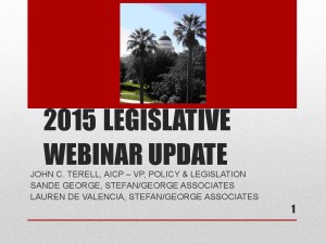 2015 Legislative Update